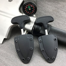 Load image into Gallery viewer, Stainless Steel Outdoor Camping Knife Sawtooth Multi-Functional Pu 'Er Tea Knife Expresscutter Rope Cutting Equipment Wilderness Survival Tools
