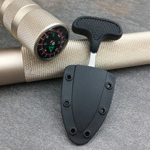 Load image into Gallery viewer, Stainless Steel Outdoor Camping Knife Sawtooth Multi-Functional Pu 'Er Tea Knife Expresscutter Rope Cutting Equipment Wilderness Survival Tools
