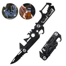 Load image into Gallery viewer, Multifunctional EDC Pocket Survival Tool Foldable Stainless Steel Compact Keyknife Outdoor Hiking Portable Card Knife
