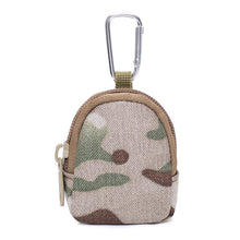 Load image into Gallery viewer, Tactical Military Fan Outdoor Wilderness Survival Sports Portable Round MOLLE Wallet Key Headphones Gadget Protection Bag
