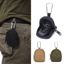 Load image into Gallery viewer, Tactical Military Fan Outdoor Wilderness Survival Sports Portable Round MOLLE Wallet Key Headphones Gadget Protection Bag
