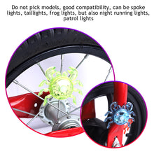 Load image into Gallery viewer, Crab-Shaped Intelligent Sensing Children Wheel Light Waterproof Balance Scooter Night Riding Taillight Spoke Wheel Integrated Wheel Universal Hot Wheel Warning Device
