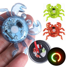 Load image into Gallery viewer, Crab-Shaped Intelligent Sensing Children Wheel Light Waterproof Balance Scooter Night Riding Taillight Spoke Wheel Integrated Wheel Universal Hot Wheel Warning Device
