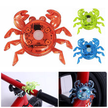 Load image into Gallery viewer, Crab-Shaped Intelligent Sensing Children Wheel Light Waterproof Balance Scooter Night Riding Taillight Spoke Wheel Integrated Wheel Universal Hot Wheel Warning Device
