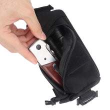 Load image into Gallery viewer, Tactical Shoulder Strap Sundries Bags Molle Outdoor Camping EDC Tools Bag Key Flashlight Phone Pouch for Backpack Accessories
