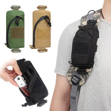 Load image into Gallery viewer, Tactical Shoulder Strap Sundries Bags Molle Outdoor Camping EDC Tools Bag Key Flashlight Phone Pouch for Backpack Accessories
