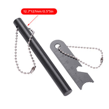 Load image into Gallery viewer, Outdoor Flint Ignition Magnesium Rod Fire Starter Flint Scraper Striker Magnesium Bar Set Camping EDC Emergency Survival Tools
