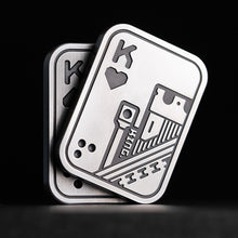 Load image into Gallery viewer, Portable Metal Skull Push Slider Stress Relief Toy Anti Stress EDC Top Spinning Poker Toys Decompress Magnetic Toys Adults Gifts
