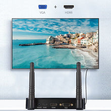 Load image into Gallery viewer, Wireless HDMI Video Transmitter and Receiver Kit Display Adapter Dongle mini Projector 4K for Home Streaming tv Stick pc
