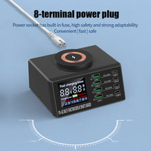 Load image into Gallery viewer, Magnetic Suction Wireless Charging 110w High-Power Tablet Mobile Phone Notebook Multi-Port Usb Porous Fast Charging Charger
