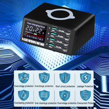 Load image into Gallery viewer, Smart 110W High Power PD45W Fast Charge QC3.0 Charge 15W Wireless Charger
