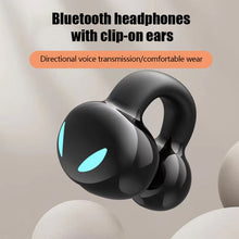 Load image into Gallery viewer, Earphone Helmet Clip Ear Earring YX03 Wireless Bluetooth Headset Does Not Enter the Ear Earbuds Bone Conduction Headphones
