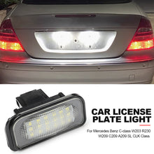 Load image into Gallery viewer, 1PC Car Canbus LED License Number Plate Light Assembly Replacement For Mercedes Benz C-class W203 R230 W209 C209 A209 SL CLK Class
