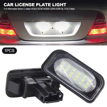 Load image into Gallery viewer, 1PC Car Canbus LED License Number Plate Light Assembly Replacement For Mercedes Benz C-class W203 R230 W209 C209 A209 SL CLK Class
