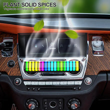 Load image into Gallery viewer, Car Air Outlet Aromatherapy Atmosphere Lamp 3D Screen Atmosphere Light Bar 10 Modes Adjustable 17 RGB LED Rhythm Pickup Lamp
