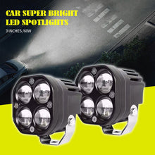 Load image into Gallery viewer, 3 inch Car Motorcycle LED Work Light DRL Spotlight Fog Light for Offroad 4x4 Tractor 12V-80V 3000K 6000K
