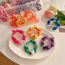 Load image into Gallery viewer, 1PC Cute Dog Hair Rope High Elastic Durable Rubber Band DIY Handmade Gift Woven Leather Band Hair Cord Boyfriend and Girlfriend Couple Bracelet
