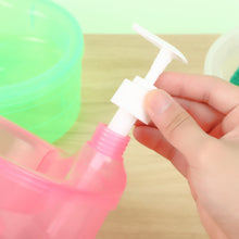 Load image into Gallery viewer, Soap Dispenser and Scrubber Holder with Sponge 2 in 1 Practical Kitchen Dishwasher Pump Dispenser Press for Home
