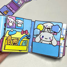 Load image into Gallery viewer, Diy Quiet Book Kuromi Melody Girl Dress Up Montessori Toys Children's Educational Handmade Cloth Doll Toy
