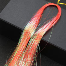 Load image into Gallery viewer, Women Tinsel Kit Glitter Wigs One Clip-in Hair Extension Tinsel Laser Wire Color Highlight Dyed Seamless Tinsel Hair Wig Patches
