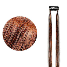 Load image into Gallery viewer, Straight Hair Women Wigs One Clip-in Hair Extension PET Laser Wire Color Seamless Highlight Dyed Wig Patch Tinsel Hair
