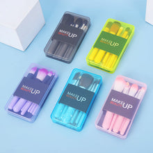 Load image into Gallery viewer, 7pcs Fancy Pack Brush Suit Blush Brush Powder Foundation Brush Eye Shadow Brush Concealer Brush Makeup Tools
