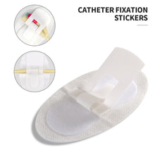 Load image into Gallery viewer, Catheter Fixation Stickers Universal Catheter Fixing Stickers Double Lumen Drainage Catheter Fixing Patches
