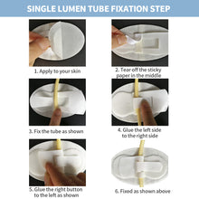 Load image into Gallery viewer, Catheter Fixation Stickers Universal Catheter Fixing Stickers Double Lumen Drainage Catheter Fixing Patches

