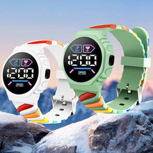 Load image into Gallery viewer, Waterproof LED Digital Children Kids Watch Wristwatch Silicone Rainbow Creative Student Sport Electronic Boys Girls Watches
