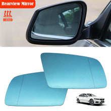 Load image into Gallery viewer, Car Side Wing Mirror Glass Heated Blue Convex Rear View Fitment for For BMW 5 Series E60 E61 2003-2007 Left Right OE:51167251649 / 51167251650
