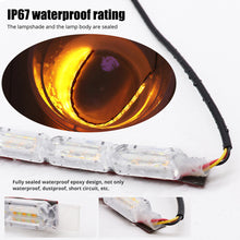 Load image into Gallery viewer, 1Pc Car DRL LED Daytime Running Light Strip Flexible Waterproof Headlight Turn Signal White/Yellow Lamp Decorative Driving Lights
