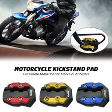 Load image into Gallery viewer, Extension Enlarge Scooter Motorcycle Bike Kickstand Plate Extender Foot Side Stand Pad Support Enlarged Base For Yamaha NMAX 155 150 125 V1 V2 2015-2023
