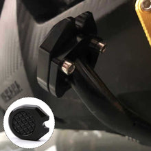 Load image into Gallery viewer, Motorcycle Bike Kickstand Extension Enlarge Scooter Plate Extender Foot Side Stand Pad Support Enlarged Base For YAMAHA NMAX 125 NMAX 155 XMAX 300 XMAX 400 XMAX 250 AEROX 155 NVX
