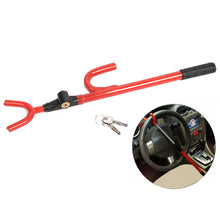 Load image into Gallery viewer, Car Vehicle Interior Steering Wheel Lock Anti-theft Device Extension Detachable Safety Locks with Two Key Accessories
