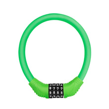 Load image into Gallery viewer, Motorcycle Bicycle Bike Lock Combination Code 4 Digit Password Padlock Anti-theft Password Security Cable Locker Portable For MTB Road Bike
