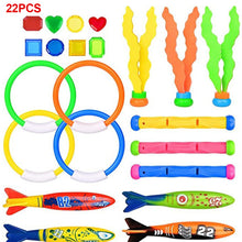 Load image into Gallery viewer, Children's Pool Diving Toy Dive Around Seaweed Gems Treasure Hunt Water Toy Swimming Training Tool Summer Outdoor water Gift Set #2

