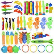 Load image into Gallery viewer, Children's Pool Diving Toy Dive Around Seaweed Gems Treasure Hunt Water Toy Swimming Training Tool Summer Outdoor water Gift Set #2
