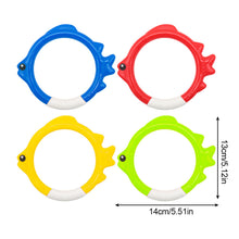 Load image into Gallery viewer, Children's Pool Diving Toy Frog Penguin Mermaid Treasure Hunt Water Toy Swimming Training Tool Summer Outdoor water Gift Set #4
