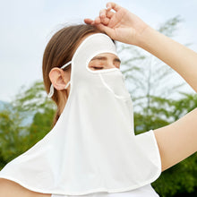 Load image into Gallery viewer, UPF50+ Outdoor Sunscreen Mask Dew Eye Shawl Ice Silk Sun Protection Mask Full Face Neck Uv Protection Riding Fishing Equipment
