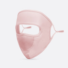 Load image into Gallery viewer, UPF50+ Full Face Sunscreen Mask With Brim Removable UV Protection Ice Silk Hanging Ears Adjustable Dust Breathing Mask Outdoor Riding Fishing Sunscreen Equipment
