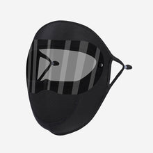 Load image into Gallery viewer, UPF50+UV Protection Black White Double Lenses Full Face Sunscreen Mask Cool Breathable Thin Ice Silk Mask Outdoor Riding And Driving Against Light Aging Goggles Mask
