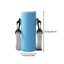 Load image into Gallery viewer, Diving Material Cup Cover Outdoor Multi-Size Portable Bottle Protective Cover Thickened Thermal Insulation Crossbody Water Bottle Bag
