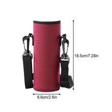 Load image into Gallery viewer, Diving Material Cup Cover Outdoor Multi-Size Portable Bottle Protective Cover Thickened Thermal Insulation Crossbody Water Bottle Bag
