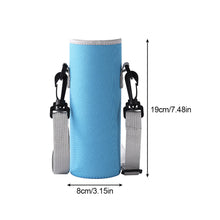 Load image into Gallery viewer, Diving Material Cup Cover Outdoor Multi-Size Portable Bottle Protective Cover Thickened Thermal Insulation Crossbody Water Bottle Bag
