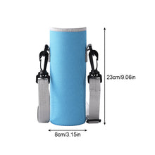 Load image into Gallery viewer, Diving Material Cup Cover Outdoor Multi-Size Portable Bottle Protective Cover Thickened Thermal Insulation Crossbody Water Bottle Bag
