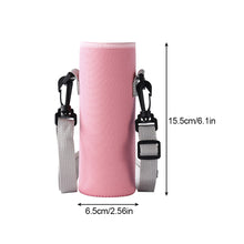 Load image into Gallery viewer, Diving Material Cup Cover Outdoor Multi-Size Portable Bottle Protective Cover Thickened Thermal Insulation Crossbody Water Bottle Bag
