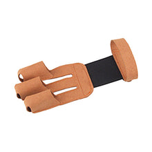 Load image into Gallery viewer, Adult Archery Three-Finger Protective Cover Velcro Elastic Strap Fixed Sports Protective Gear Hunting Bow Recurving Bow Accessories
