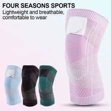 Load image into Gallery viewer, 1PC Lacing Pressure Sports Knee Pads Moxibustion Heat Knee Pads Unisex Knitted Breathable Non-Slip Fitness Protection Basketball Football Running Equipment
