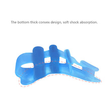 Load image into Gallery viewer, Thumb Valgus Corrector Soft Skin-friendly Four Hole Toe Splitter Shock-absorbing Relieve Thumb Valgus Toe Overlap Foot Care
