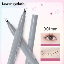 Load image into Gallery viewer, Bifurcate Eyeliner Pen Lower Eyelash Pencil Waterproof Sweat-resistant Ultra-fine Quick Drying Multifunctional Pen
